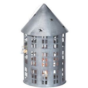 Decoración Navideña Redonda Vintage de Hierro Galvanizado Ecológica para el Hogar, Suministros para Fiestas Familiares - Product Image 1