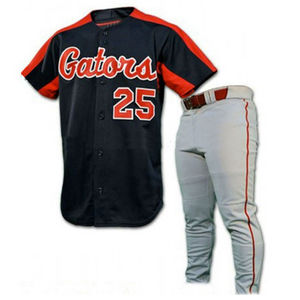 Uniforme de béisbol de nuevo diseño personalizable en diferentes colores conjuntos transpirables disponibles para la venta - Product Image 5