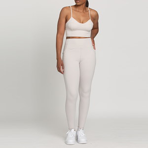 Leggings de compression pour femmes avec impression de logo OEM, vêtements de sport de haute qualité, hauts de sport, ensemble de yoga 2 pièces - Product Image 1