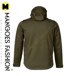 Super Flex 3-layer <b>Material</b> 2-way Waterproof Breathable Windproof Zipper Taped Seams Camouflage Stand Collar Winter Jacket - Product Image 5