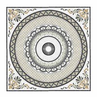 Carreaux de sol en céramique aspect traditionnel Surface brillante Galicha impression carreaux ressemblant à des tapis hall d'entrée salon Villa 8mm