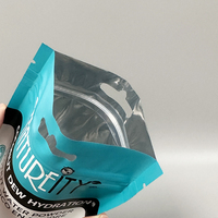 Sac à fermeture éclair en mylar en feuille d'aluminium avec logo personnalisé alimentaire noix de coco en poudre sucre café thé Pochette debout Doypack