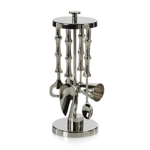 Juego de barras de acero inoxidable de Metal pulido espejo más vendido Juego de artículos de Bar de lujo pulido espejo de diseño maravilloso de la India - Product Image 2