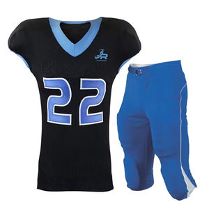 Vêtements de sport confortables, uniforme de football américain en polyester pour hommes - Product Image 1