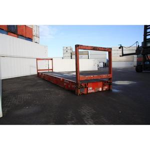 Exportador de contenedores de estante plano de 20 pies Estante plano ISO para cargar carga pesada - Product Image 1