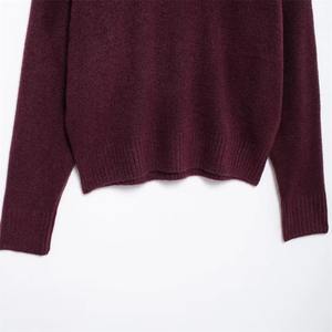 2024 femmes Premium pull pull Style Vintage avec col montant court fermeture éclair rayure pour printemps automne hiver avant Logo - Product Image 4