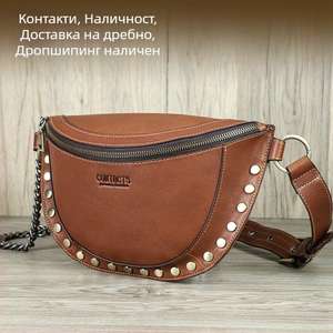 Sac banane pour femme en cuir pleine fleur véritable de haute qualité, avec bouton, sacoche de taille, bandoulière, mode, étanche et antivol - Product Image 5