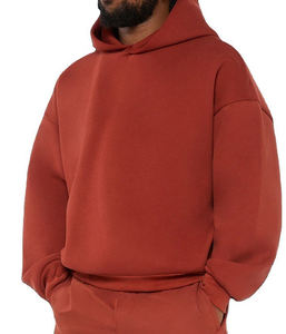 Sudadera con Capucha Extragrande de Invierno, Estilo Urbano, de Poliéster/Algodón, Personalizable, Lisa, Cortavientos, con Capucha, Estilo de Alta Costura - Product Image 5