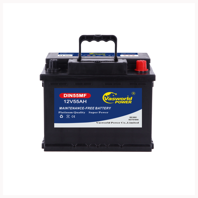 Manufacturer's High Quality 12V 55Ah MF55559 MF56019 MF56219 Maintenance Free Car Battery DIN 55 DIN60 DIN62 New Auto Battery