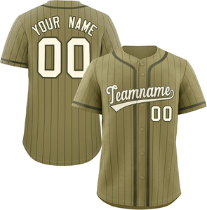 2025 hommes été Style américain Baseball maillot impression numérique sans col Cardigan à manches courtes maillot de Football Logo personnalisé - Product Image 6