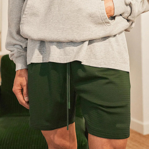 กางเกงขาสั้นตาข่ายไซส์ใหญ่พิเศษของผู้ชายสำหรับใส่ในฤดูร้อนกระเป๋าแบบปิดเอวยางยืดตกแต่งลายโลโก้ได้ตามต้องการ - Product Image 2