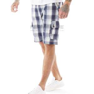 Custom Print Logo Cotton Made Cargo Shorts for Adult Size Pakistan Manufacture Cargo Shorts for Men - Product Image 4