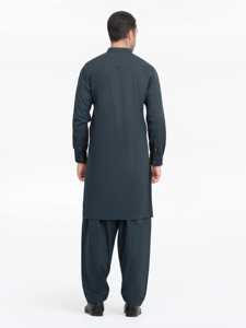 Salwar Kameez Tradicional Pakistaní para Hombre, Vestimenta Musulmana Clásica para Bodas, Eid, Jumma, Oficina, Uso Diario, Corte Regular, Marca Personalizada - Product Image 6