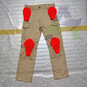 Pantalones vaqueros de motorista para hombre de alta calidad, pantalones vaqueros de color caqui para montar con armadura, pantalones vaqueros Blindados de carreras callejeras con rodilleras y caderas - Product Image 3