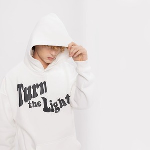 OEM logotipo personalizado 400 GSM Puff estampado Streetwear sudaderas con capucha hombres blanco en blanco térmico liso Sudadera con capucha 3D Puff impresión hombres sudaderas con capucha - Product Image 2