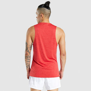 2024 hommes sans manches côté fendu Fitness débardeur haute qualité Polyester maille décontracté néon couleurs en gros haut vente bas prix - Product Image 5