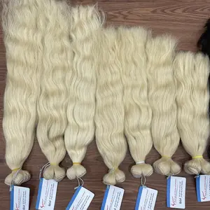 Hot Sale 100% Russian Human Hair Double Drown Light Color Genius Weft factory supplier