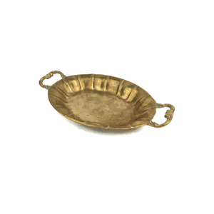 Plat en laiton de qualité supérieure, forme optimale, finition dorée, pour la maison et l'hôtel, plat de service pour aliments et bols avec base - Product Image 5