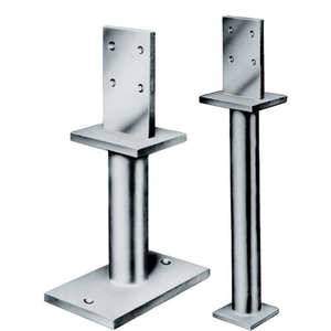 Soportes Metálicos de Acero Galvanizado SIMPSON STRONG TIE PIS/PISB, Base de Soporte de 100 x 80 x 10 mm, para Empotrar en Hormigón, Diámetro del Orificio de 8.5 mm - Product Image 3