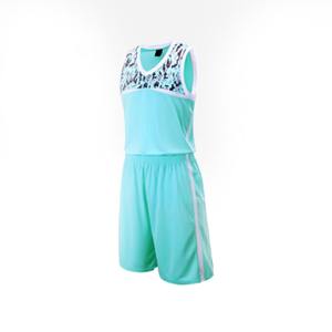 Personnalisé séchage rapide respirant Sport réversible hommes vierge basket-ball survêtement vêtements t-shirt ensemble uniforme maillot - Product Image 3