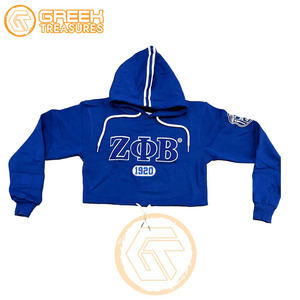 Zeta Phi Beta personnalisé sweat à capuche brodé en molleton de coton sororité pull de haute qualité vêtements grecs sweats à capuche pour femmes - Product Image 3