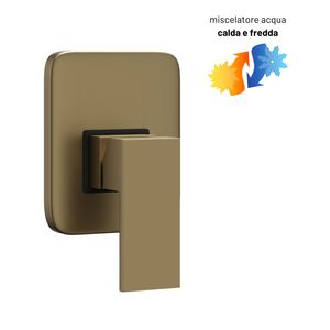 Miscelatore doccia integrato a parete cromato lucido a leva singola sistema di installazione a scatola per rubinetti da bagno e doccia serie cittadina - Product Image 2