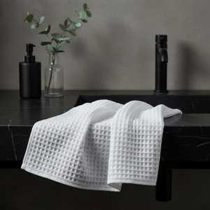 ผ้าขนหนูเช็ดหน้าเช็ดตัวแบบวาฟเฟิลพิค โรงแรม ผลิตจากผ้าฝ้ายตุรกีแท้ 100% ขนาด 50x70 ซม. ซึมซับน้ำได้ดี แห้งเร็ว ผลิตอย่างมืออาชีพในตุรกี ขายส่ง - Product Image 1