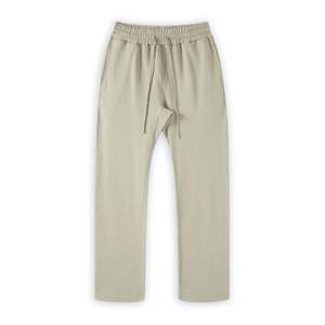 OEM Pantalon de survêtement ample 100% coton pour hommes Streetwear Jogging à cordon avec impression de logo personnalisé Pantalon de survêtement épais 400GSM - Product Image 1