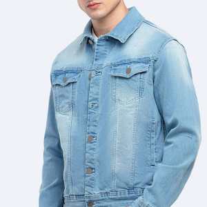Chaqueta para Hombre, Nueva y Elegante 2025, Chaqueta Vaquera Personalizada OEM para Hombre, Estilo Casual, Personalidad, Moda, Chaqueta Vaquera - Product Image 3