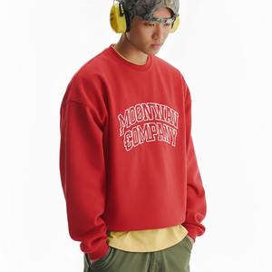 High Quality Heavyweight Cotton Unisex Oversize Screen Printing Embroidery <b>Sweatshirt</b> Custom Hoodie Crew Neck <b>Men's</b> <b>Sweatshirt</b> - Product Image 5