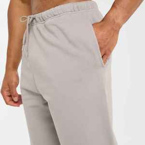 Heavyweight Custom French Terry Oversized Double <b>Waist</b> Blank Plain Oversized Baggy Wide Leg Streetwear Sweatpants for <b>Men</b> - Product Image 2