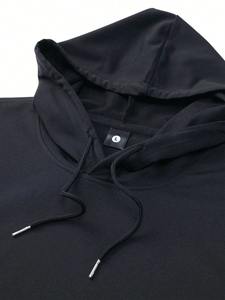 Sudadera con Capucha de Forro Polar para Hombre, Diseño OEM, Totalmente Blanca, de Poliéster/Algodón, Informal, de Invierno, con Cierre y Estampado Digital DTF - Product Image 3