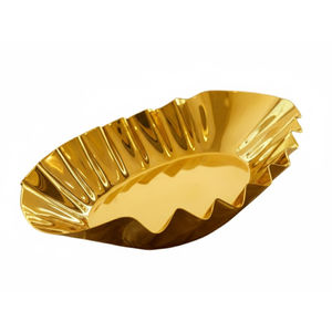 Bol à chocolat rond de style vintage, de la plus haute qualité, en métal doré, pour servir des collations, des desserts et autres aliments - Product Image 4