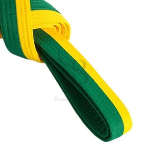 Venta al por mayor OEM personalizado logotipo bordado artes marciales Karate cinturones Material de algodón peso pesado Karate cinturones Material de algodón - Product Image 3