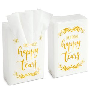 <strong>Wedding</strong> Facial <strong>Tissue</strong> Souvenirs for Guests Welcome Bag Party Favors Happy Tears Pocket <strong>Tissues</strong> Bulk <strong>Wedding</strong> <strong>Tissues</strong> Packs - Product Image 6
