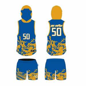 Uniformes de fútbol con bandera/7on7, uniforme de fútbol, diseño personalizado, conjunto de uniforme completamente sublimado, sudaderas con capucha y pantalones cortos de compresión - Product Image 4