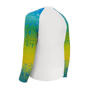 Vêtements de plein air en polyester léger Chemise de pêche à impression par sublimation directe d'usine Vêtements de sport de plein air personnalisés - Product Image 4