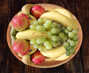 <b>Large</b> Acacia Wood <b>Bowl</b> for Fruit or <b>Salad</b> Serving Eco Friendly Wooden Serving <b>Bowl</b> Natural Grain Design Acacia Wood - Product Image 4
