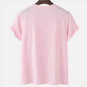 T-shirts pour hommes Vêtements d'été Prix bas T-shirts unis pour hommes Faible MOQ Haute qualité Vêtements décontractés Col rond T-shirts personnalisés - Product Image 2