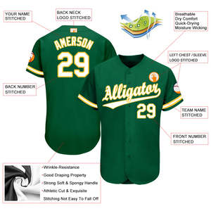 Maillot de baseball personnalisé brodé, respirant, à séchage rapide, en polyester, pour équipe, avec nom et numéro, pour adultes - Product Image 5