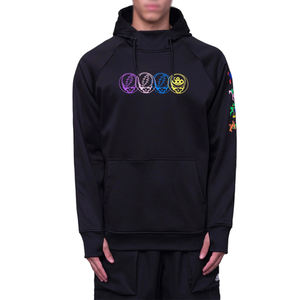 Pull-over à capuche de ski extérieur avec logo personnalisé Combinaison de ski imperméable Sweat-shirt à capuche à coque souple pour hommes surdimensionnés Veste de snowboard personnalisée - Product Image 1