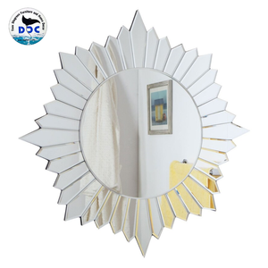 Miroir rond en verre moderne de style Daphoco Binh Duong Sunburst pour chambre à coucher, salon, appartement, bureau, immeuble - Product Image 6