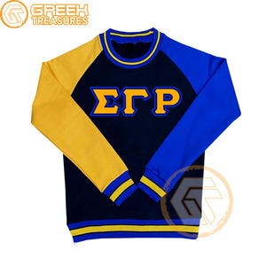 Sudadera de lana de algodón Sigma Gamma Rho personalizada de alta calidad, Jersey bordado, chaqueta para mujer, ropa griega, estilo de hermandad - Product Image 1