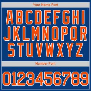 Camiseta de béisbol auténtica naranja-blanca real personalizada - Product Image 4