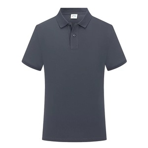 Camisa de Golf para Hombre, 100% Algodón, Antiarrugas, con Logotipo Personalizado, Color Personalizado, Manga Corta, Decoración con Botones, Tinte Liso - Product Image 2