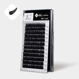 Extensions de cils Laser Silk Plus Lash Flat, matériaux PBT de haute qualité disponibles, courbures C CC DD, longueurs 7mm 25mm, style mat - Product Image 2