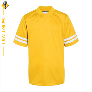 SAMAVIA High Quality <b>White</b> Black Orange American Football <b>Jersey</b> Sets Embroidery <b>Short</b> Sleeves 100% Polyester Breathable - Product Image 6