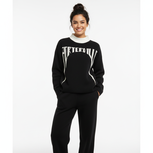 Oversized Mockneck Sweatshirt For Women High Quality OEM Service Winter Wear - Product Image 1