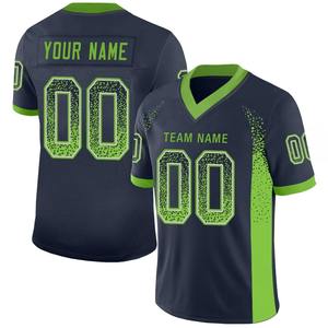 Camiseta de rugby de secado rápido personalizable para hombre, conjunto de ropa de fútbol americano de manga corta transpirable con nombre de equipo personalizado holgado - Product Image 3