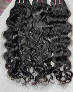 Premium Raw Temple Extensiones de cabello virgen indio Paquetes de tejido de peluca - Product Image 1